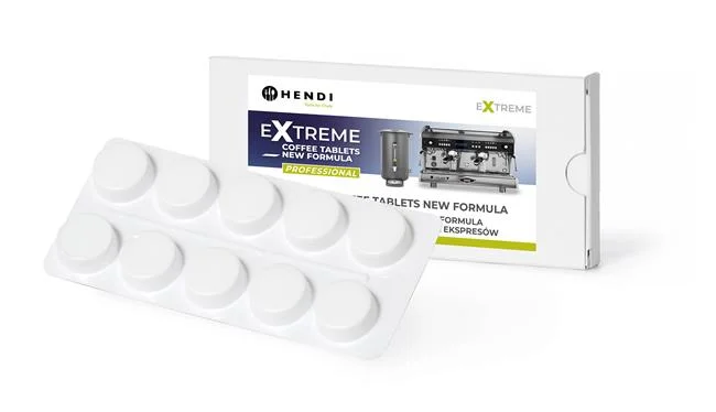 Tabletki do mycia ekspresów 10szt./blister w pudełku Wariant podstawowy