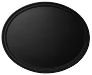 Taca do serwowania CAMBRO CAMTREAD® owalna, antypoślizgowa czarna