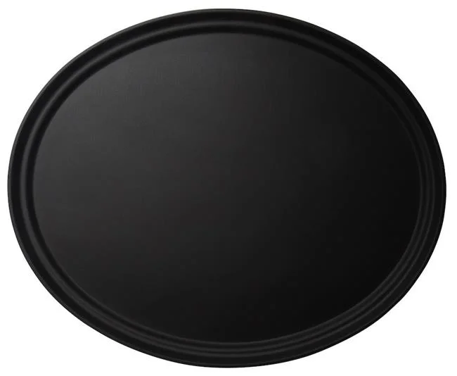 Taca do serwowania CAMBRO CAMTREAD® owalna, antypoślizgowa czarna
