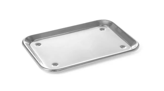 Taca ekspozycyjna z nóżkami - 240x170 mm, stalowa Wariant podstawowy