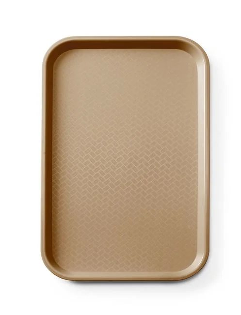 Taca fast food z polipropylenu GN 1/1, AmerBox, GN 1/1, brązowy, 530x325x(H)20mm Wariant podstawowy