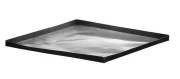 Tacka do pieców konwekcyjno-mikrofalowych, nieprzywierająca, HENDI, czarny, 280x280x(H)18mm Wariant podstawowy