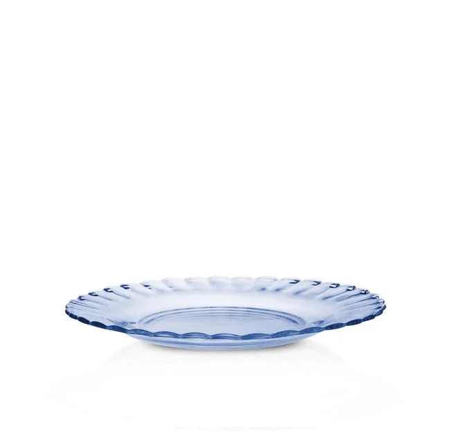 Talerz deserowy PICARDIE MARINE, Duralex, niebieski, ø205x(H)20mm Wariant podstawowy