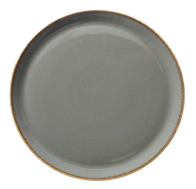 Talerz płaski 320 mm szary - zestaw 6 sztuk Wariant podstawowy