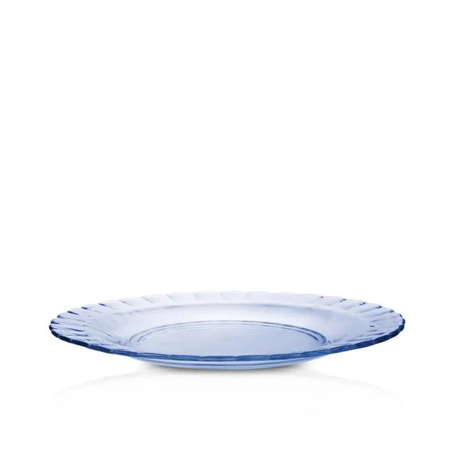 Talerz płytki PICARDIE MARINE, Duralex, niebieski, ø230x(H)20mm Wariant podstawowy