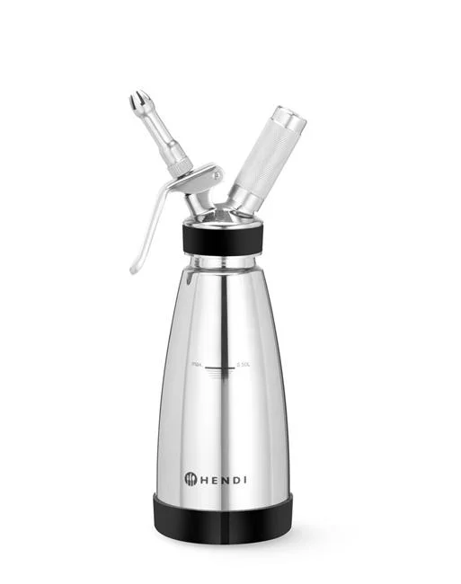 Termo syfon do ciepłych i zimnych sosów, HENDI, 0,5L, ?95x(H)275mm Wariant podstawowy