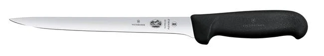 Victorinox Fibrox Nóż do filetowania, wąskie ostrze, 20 cm, czarny Wariant podstawowy
