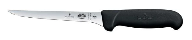 Victorinox Fibrox Nóż do trybowania z zagiętym ostrzem 15 cm, czarny Wariant podstawowy