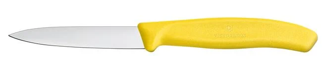Victorinox Swiss Classic Nóż do jarzyn, gładki, 8 cm, żółty Wariant podstawowy