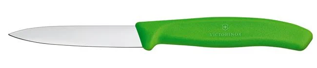 Victorinox Swiss Classic Nóż do jarzyn, gładki, 8 cm, zielony Wariant podstawowy