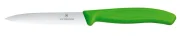Victorinox Swiss Classic Nóż do jarzyn, ząbkowany, 100mm, zielony Wariant podstawowy