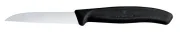 Victorinox Swiss Classic Nóż do obierania 8 cm, ząbkowane ostrze, czarny Wariant podstawowy