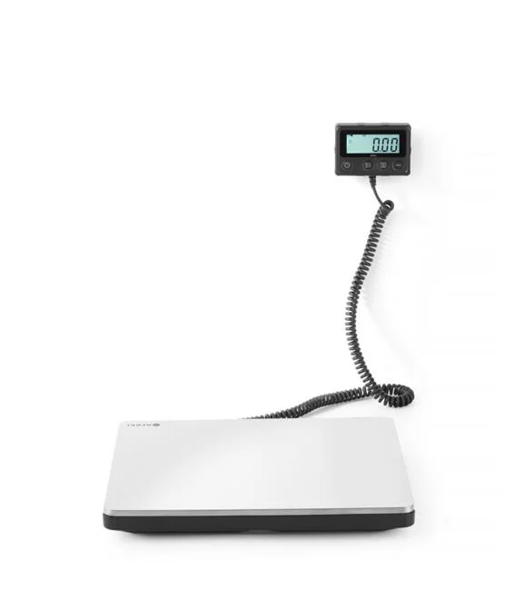 Waga gastronomiczna cyfrowa do 200 kg, HENDI, 298x248x(H)37mm Wariant podstawowy