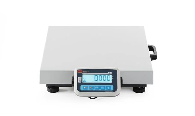 Waga paczkowa przenośna LCD z legalizacją, seria EKO+, 150 kg Wariant podstawowy