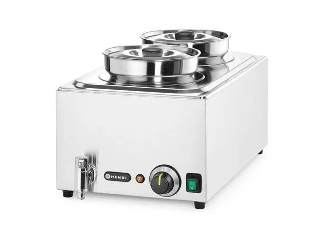 Zestaw: Bemar HENDI Ranger + 2x pojemnik 4L z pokrywką, HENDI, 8L, 220-240V/1000W, 604x332x(H)315mm Wariant podstawowy